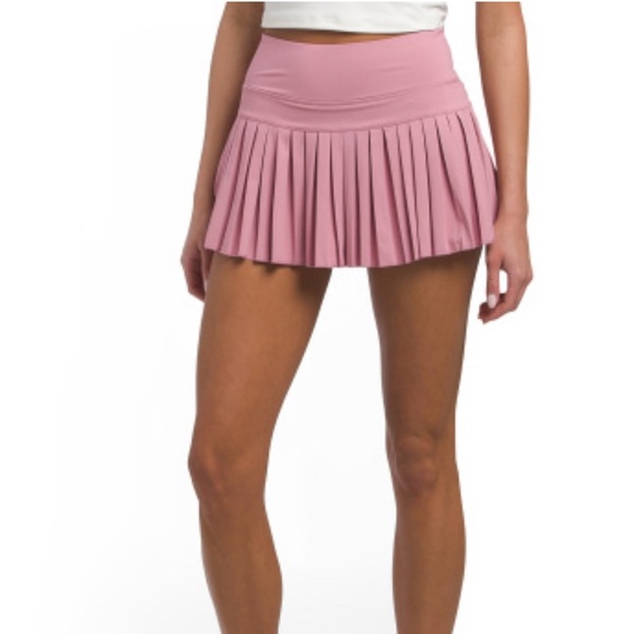 Gold Hinge Mauve Pleated Tennis Skort Size XL – High-Waisted Athletic Skirt - Picture 1 of 5